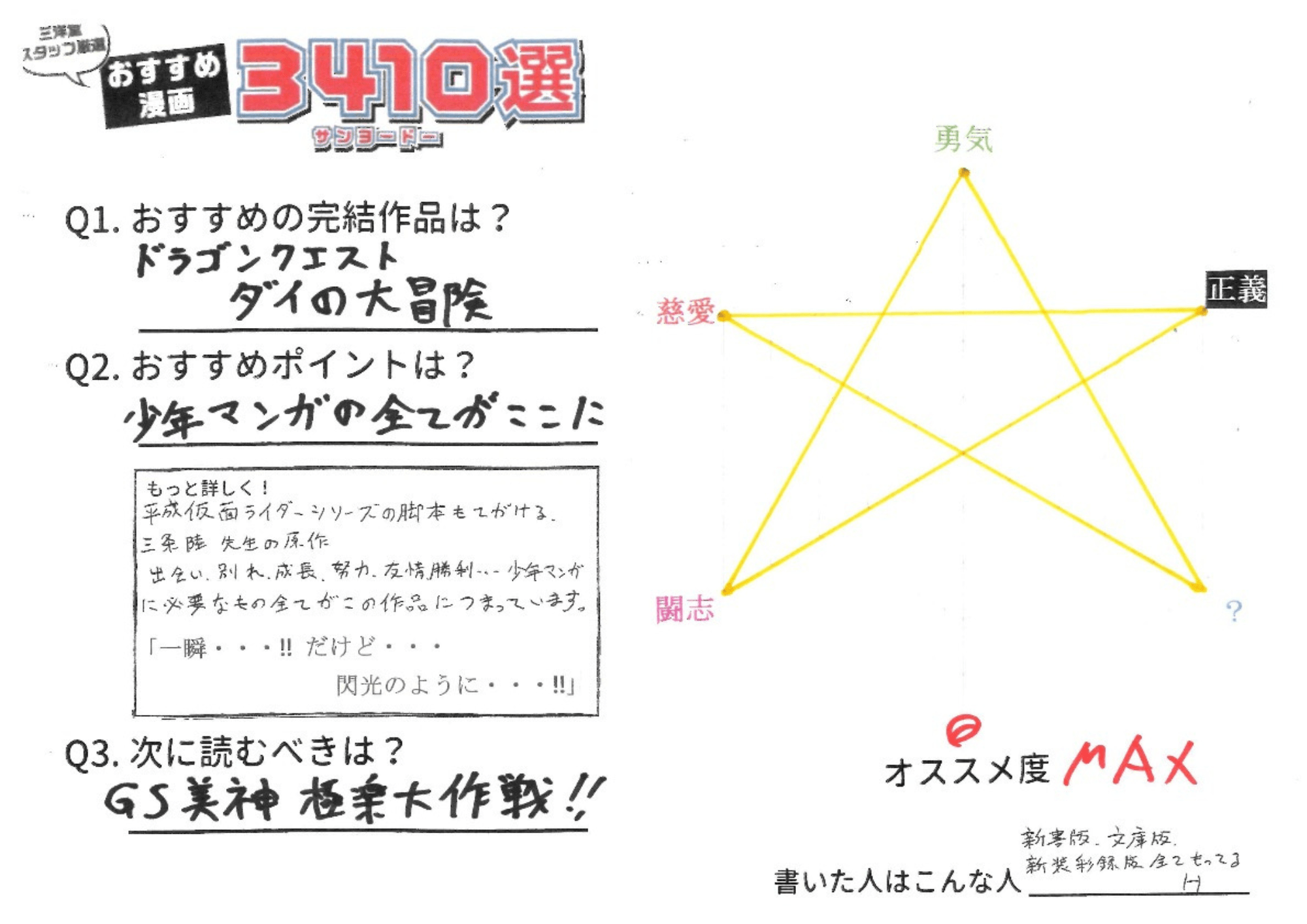 ドラゴンクエストダイの大冒険 その２ おすすめ漫画3410選 完結マンガ編 三洋堂書店
